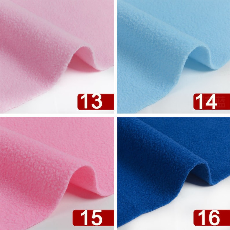 Polar Fleece Fabric, Anti Pill Fabric, Soft Blanket Fabric, Toy Fabric, Jackets Fabric, Super Soft & Warm, By The Half Yard image 7