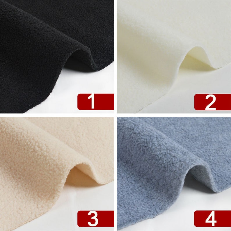 Polar Fleece Fabric, Anti Pill Fabric, Soft Blanket Fabric, Toy Fabric, Jackets Fabric, Super Soft & Warm, By The Half Yard image 4
