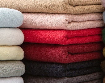 Washed Cotton Linen Fabric, Soft Cotton Linen Fabric, Thin Fabric, Comfortable Fabric, By The Half Yard