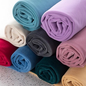 Velvet Fabric, Soft Velvet Fabric, Velvet Upholstery Fabric, Polyester Velvet,  Sewing Fabric By The Half Yard