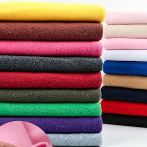 Polar Fleece Fabric, Anti Pill Fabric, Soft Blanket Fabric, Toy Fabric, Jackets Fabric, Super Soft & Warm, By The Half Yard