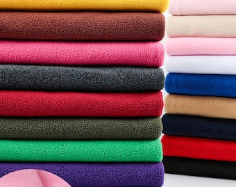 Polar Fleece Fabric, Anti Pill Fabric, Soft Blanket Fabric, Toy Fabric, Jackets Fabric, Super Soft & Warm, By The Half Yard