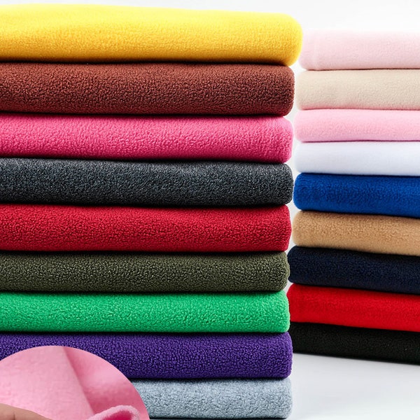 Polar Fleece Fabric, Anti Pill Fabric, Soft Blanket Fabric, Toy Fabric, Jackets Fabric, Super Soft & Warm, By The Half Yard