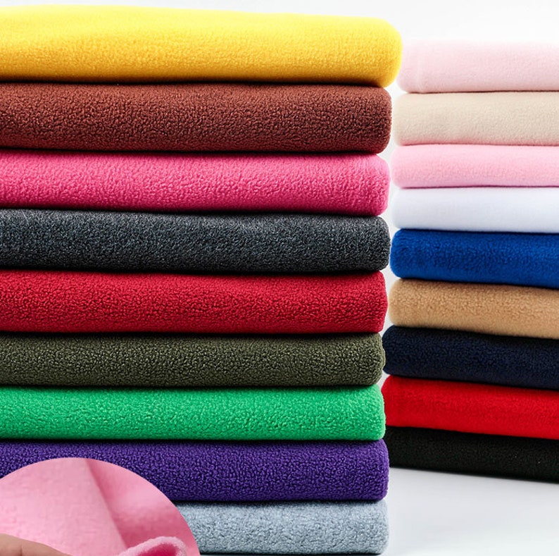 Polar Fleece Fabric, Anti Pill Fabric, Soft Blanket Fabric, Toy Fabric, Jackets Fabric, Super Soft & Warm, By The Half Yard image 1
