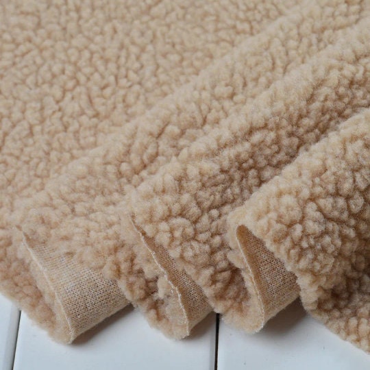 Sherpa Fabric Polyester Sherpa Lamb Faux Fur Winter Fabric Etsy