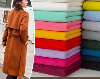 Woolen Fabric, Faux Wool Fabric, Coat Fabric, Autumn Winter Fabric, Sewing Fabric, Apparel Fabric, By The Half Yard