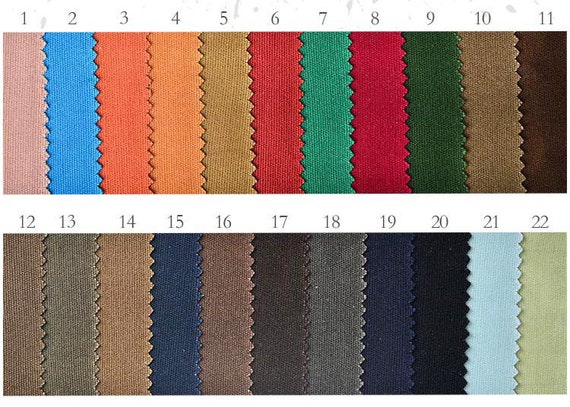 Waxed Canvas Fabric 8oz Water Resistant Waterproof Fabric Hand