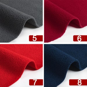 Polar Fleece Fabric, Anti Pill Fabric, Soft Blanket Fabric, Toy Fabric, Jackets Fabric, Super Soft & Warm, By The Half Yard image 5