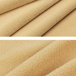 Polar Fleece Fabric, Anti Pill Fabric, Soft Blanket Fabric, Toy Fabric, Jackets Fabric, Super Soft & Warm, By The Half Yard image 2
