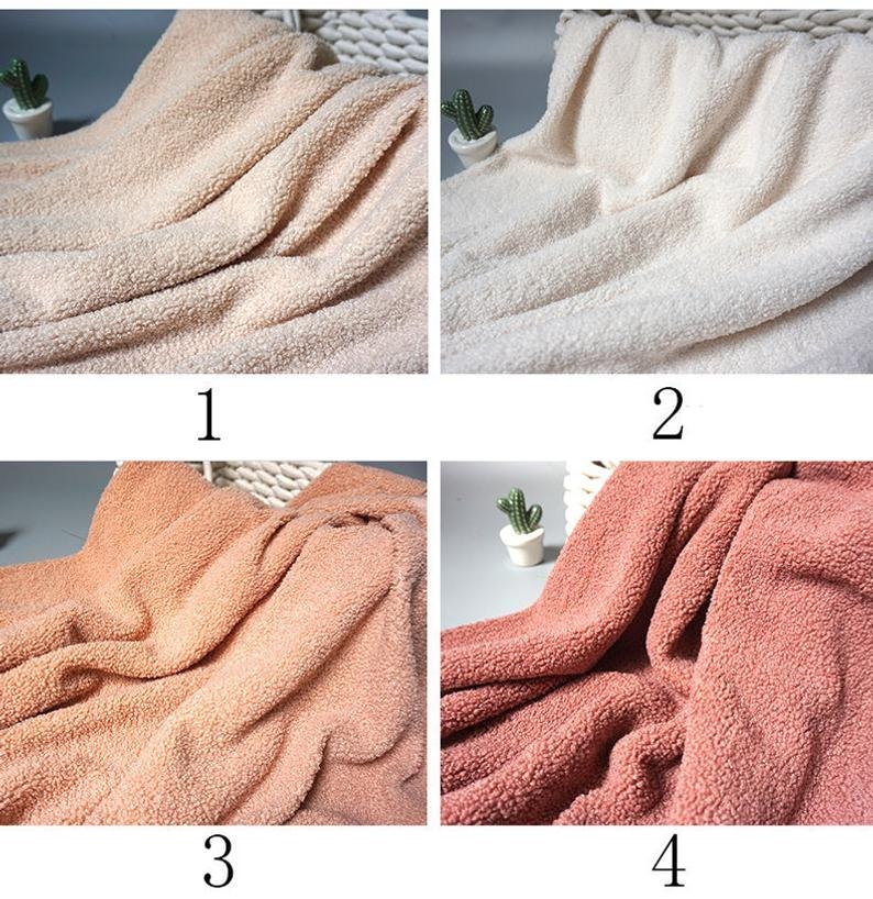 Organic cotton Teddy Fabric Sherpa Knit - Long fur – Lali Dolls