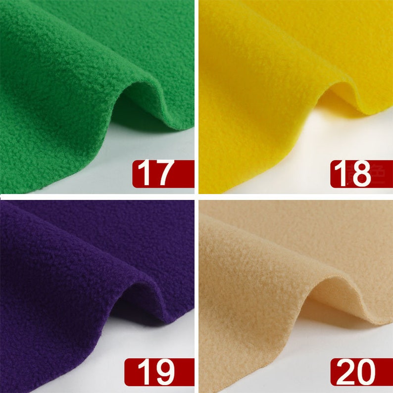 Polar Fleece Fabric, Anti Pill Fabric, Soft Blanket Fabric, Toy Fabric, Jackets Fabric, Super Soft & Warm, By The Half Yard image 8