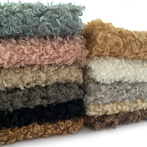 Tessuto orsacchiotti con piccoli riccioli Tessuto morbido per realizzare giocattoli di peluche 38 cm x 43 cm (15" x 17")