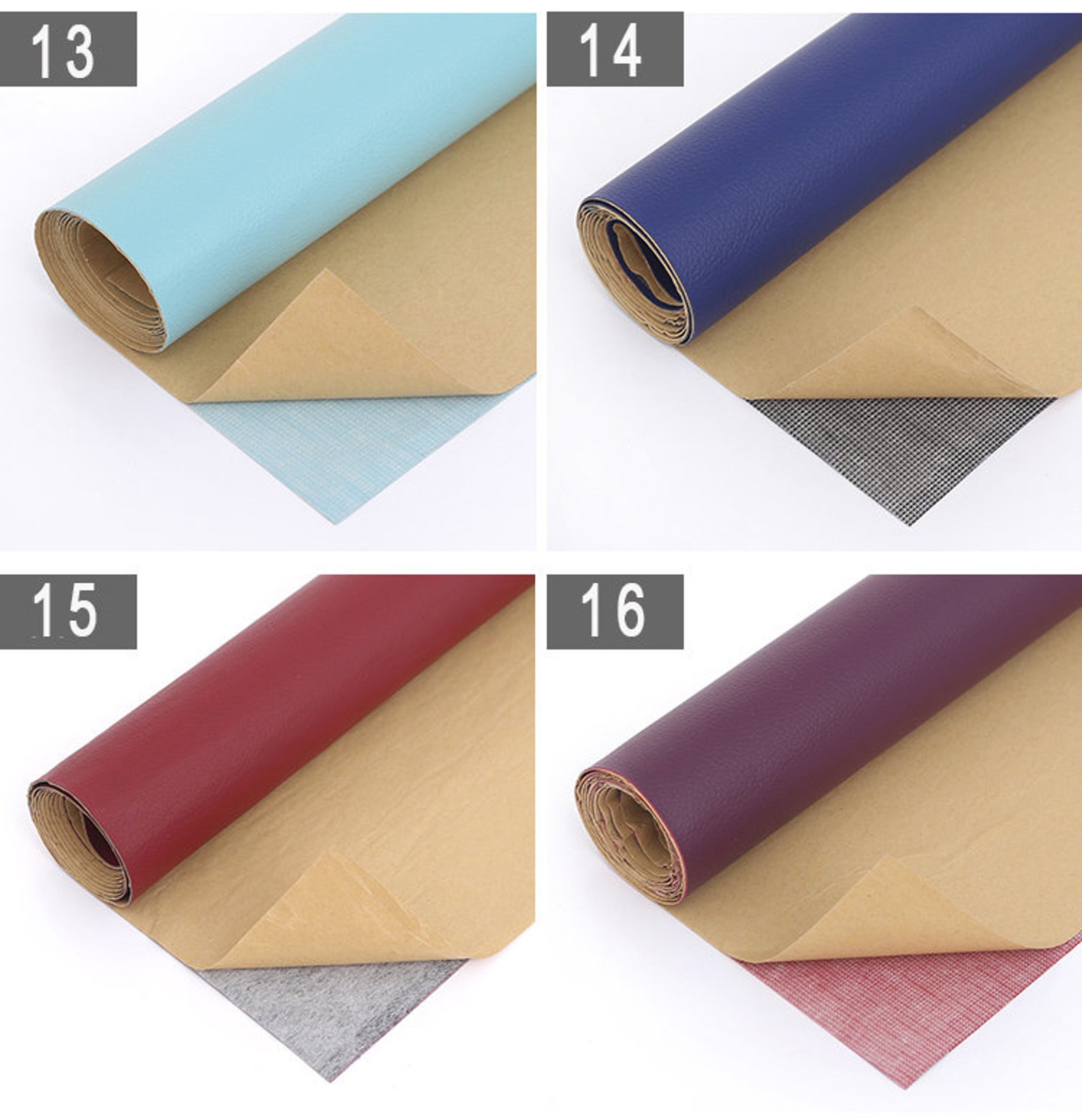 Selfadhesive Leather Fabric Artificial Leather Fabric Faux Etsy