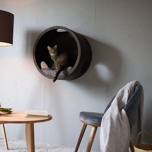 Oreiller en coton pour maison de chat, meubles modernes pour chat image 9