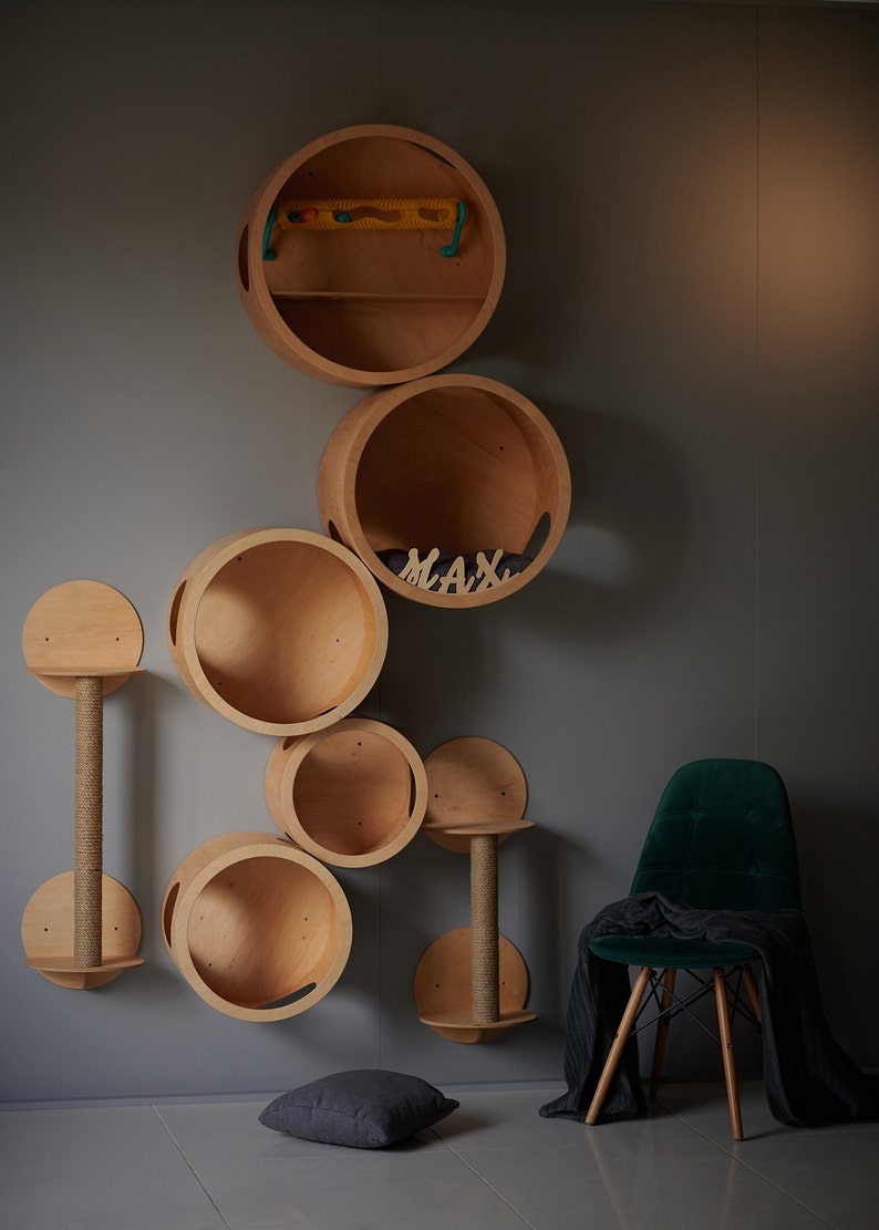 CATS SCRATCHER Cats Tree Modern Cat Furniture Gift for Cat Etsy