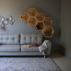 HEXAGON FOR A CAT,  set houses for cats, Cat, Modern Cat Furniture, Gift for Cat Lover, Large Cat Bed, Cat Shelf, Cat wall Tree, Modern Wall