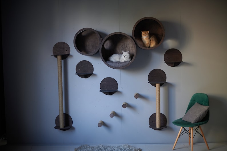 CATS SCRATCHER Modern Cat Furniture Gift for Cat Lover Cat Etsy