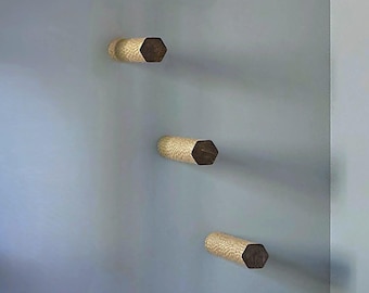 Set of 3 CAT STEPS with jute fot cat houses