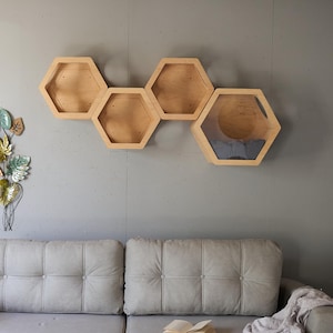 HEXAGON FOR A CAT,  set houses for cats, Cat, Modern Cat Furniture, Gift for Cat Lover, Large Cat Bed, Cat Shelf, Cat wall Tree, Modern Wall
