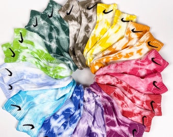 Skarpetki Nike Tie-Dye, krótkie/krótkie, różne kolory