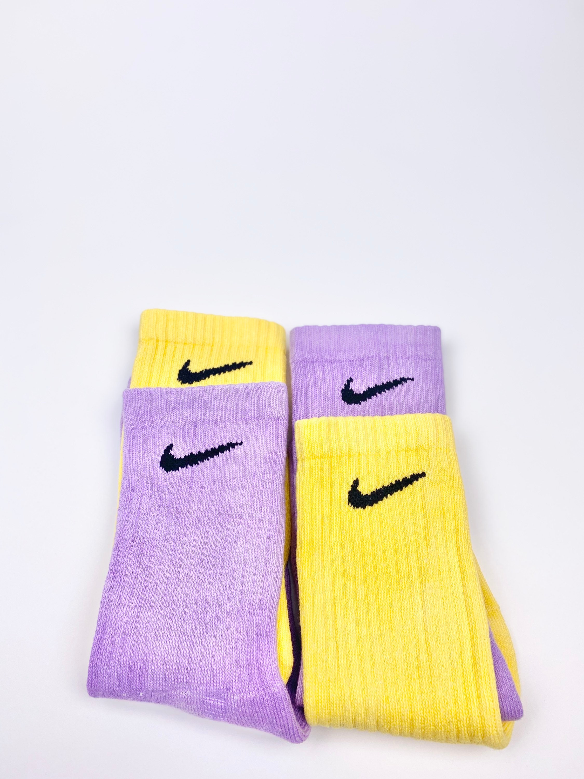 Nike Socks Colorful Lakers - Etsy