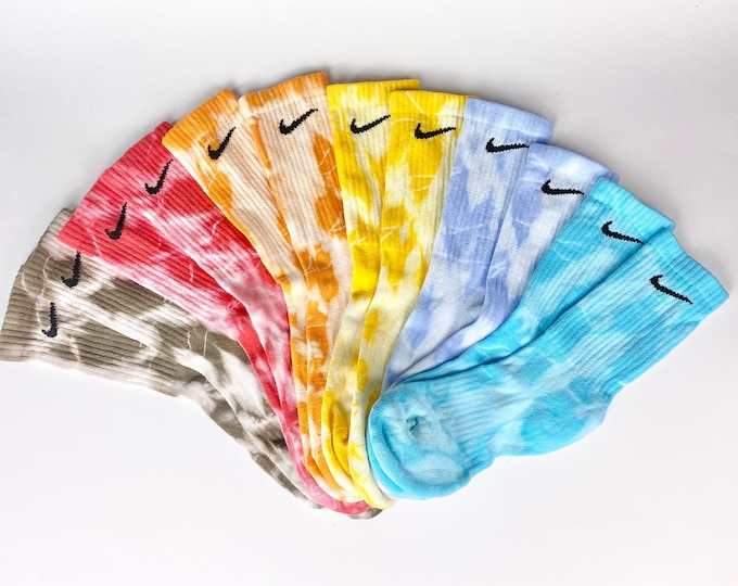 Nike Socks Tiedye Different Colors