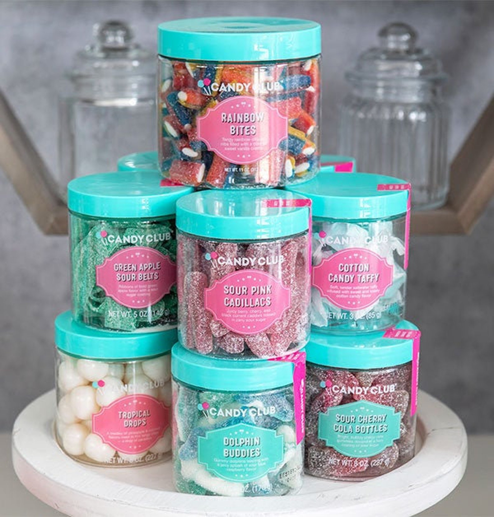 Candy Clubs Sweet Treat Jars Fügen Sie diesen Artikel zu Etsy