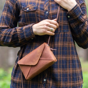 Petit sac à main pour femme Sac à bandoulière en cuir Sac à main marron clair