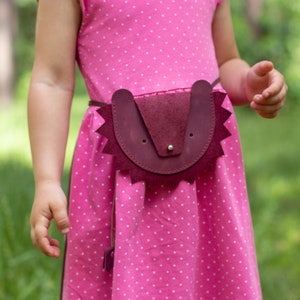 Sac banane pour tout-petits Sac lion en cuir pour tout-petits Pochette ceinture pour enfant