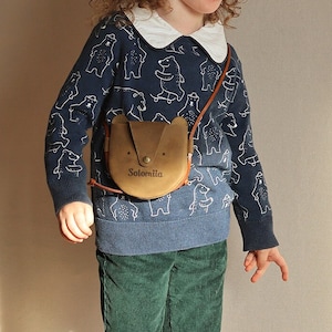Sac personnalisé pour enfant, sac à main pour tout-petit, cadeau pour les amoureux de la peluche