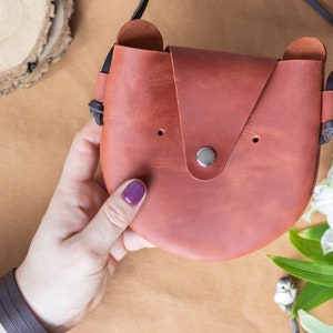 Monedero pequeño Bolso de piel para niños Monedero bandolera