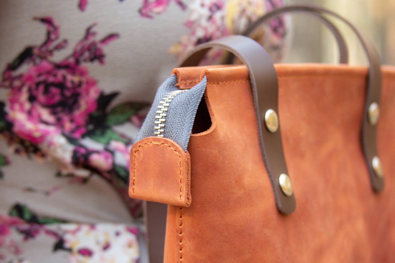 Simple Leather Bag Medium Tote Tan Leather Shoulder Bag Etsy
