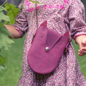 Sac de renard pour tout-petits Sac à main en cuir Sac à main Étui à crayons mignon