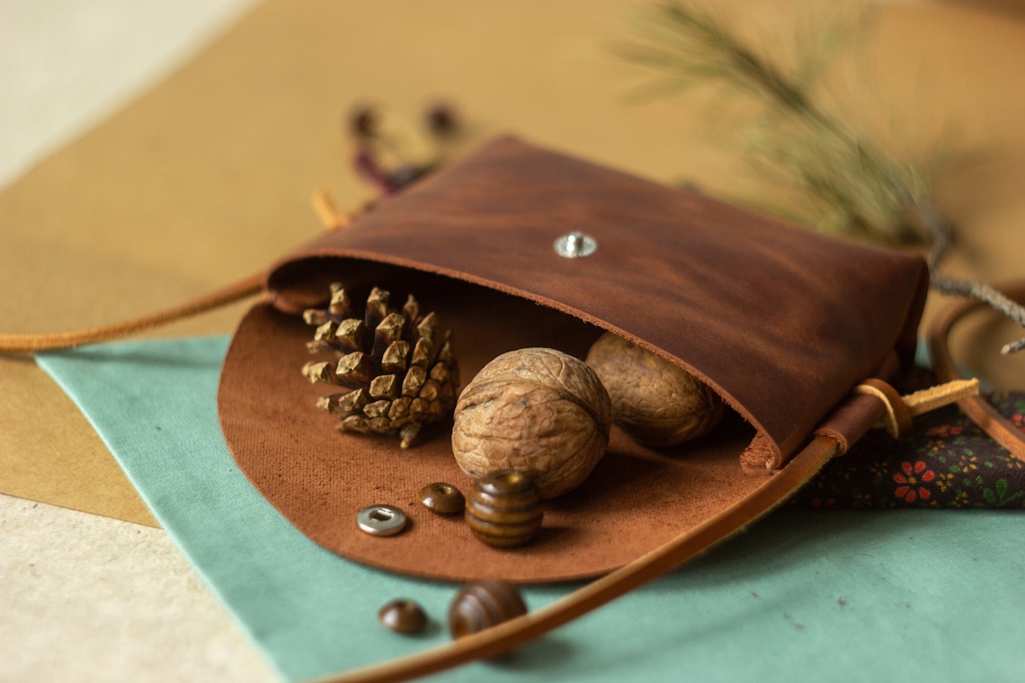 Toddler leather bag / Kids leather purse/ Childs pouch Etsy