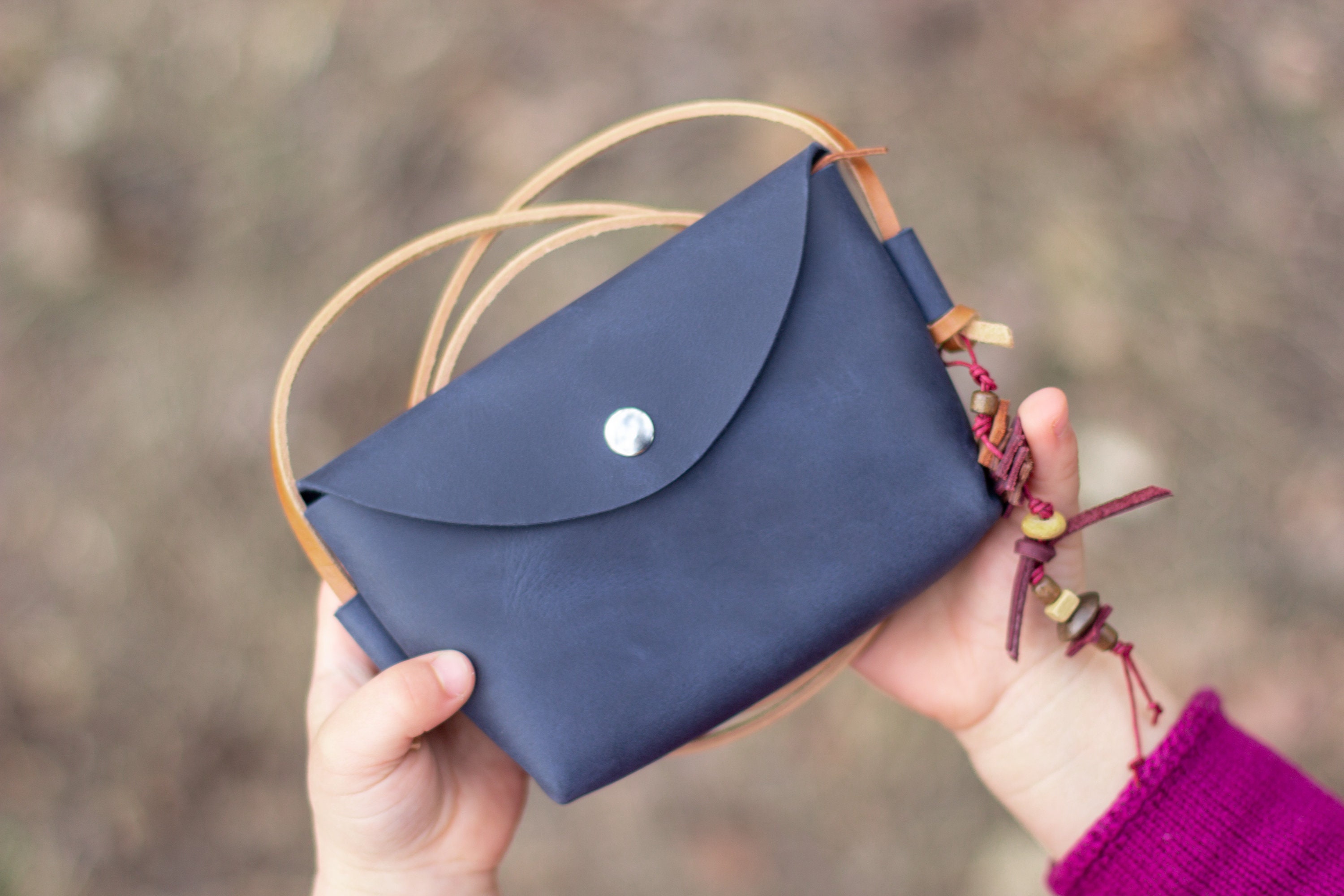 Toddler girl purse Kids leather bag Flower girl purse Etsy