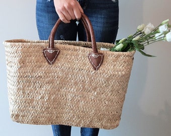 summer bag reed bag portuguese bag Market straw bag panier de paille vegan bag cesta de paja. colourful bag shopping bag Korb