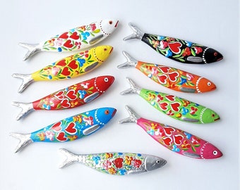 Ceramic Sardine / Portuguese Sardine / Traditional Ceramic Sardine / Ceramic Hanging Sardine / Sardine Art / Vintage Ceramic / Ceramic Fish