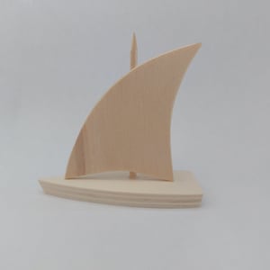Miniature Wooden Boat / Wooden Toy to Paint / Wooden Toys / Children Toys / Art Toy / Wedding Gift
