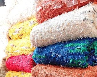 Set Of 6 Large Soft Rug / Wholesale / Recycled Rugs / Handmade Rug / Cotton Rug / Large Rug / Washable Rug / Vintage Rug / Traditional Rug