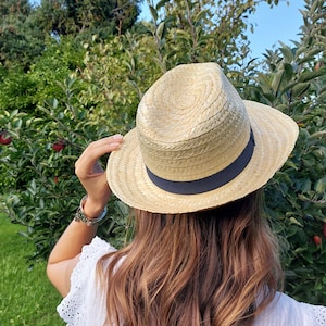 Beach Hat / Straw Sun Hat / Straw Hat / Vintage Hat / Boho Straw Hat / Bohemian Hat / Womens Hat / Mens Hat / Travel Hat / Garden Hat