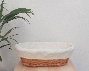 Medium Oval Banneton / Wicker Banneton / Bread Basket / Bread Proofing Basket / Wicker Basket / Proofing Basket / Basket / Serving Basket