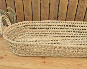Cesta cambiadora para bebé / Cesta para bebé / Cesta para habitación de bebé / Cesta para habitación de bebé / Artículos esenciales para bebé / Cesta de regalo para bebé / Regalo para baby shower / Decoración de habitación de bebé