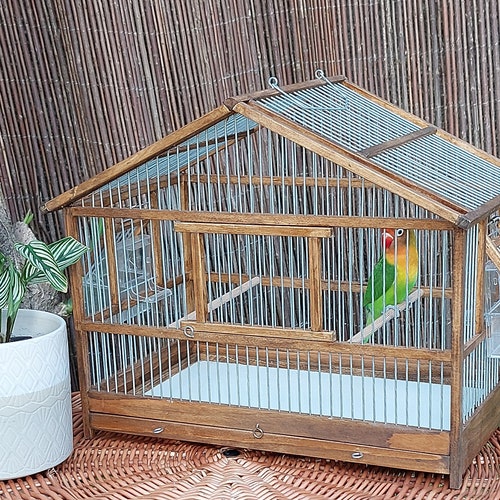Oval Bird Cage Full Handmade / Canary Cage / Parakeet Cage / - Etsy