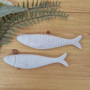 Small Ceramic Sardine To Paint 15cm / To Paint / Ceramic Figurine To Paint / Ready To Paint / Ceramic Fish / Hanging Sardine / Sardine Art