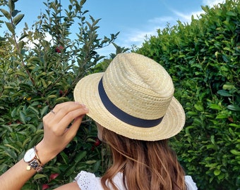 Beach Hat / Straw Sun Hat / Straw Hat / Vintage Hat / Boho Straw Hat / Bohemian Hat / Womens Hat / Mens Hat / Travel Hat / Garden Hat