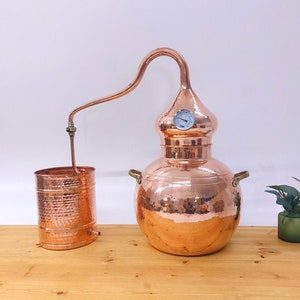 Traditional Alembic 20 L / Copper Alembic Still / Alembic Distiller / Essential Oil Distiller / Distillery / Handmade Alembic / Gift For Him