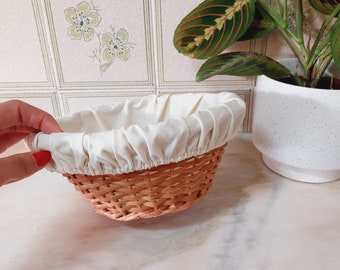 Round Bread Proofing Basket / Wicker Banneton / Bread Basket / Wicker Basket / Proofing Basket / Woven Basket / Baking Bread / Bread Gifts