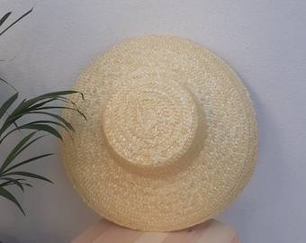 Boho Straw Hat / Boho Hat / Straw Sun Hat / Straw Hat / Holiday Hat / Men Hat / vintage Hat / Picnic Hat / Handmade Hat / Women Hat