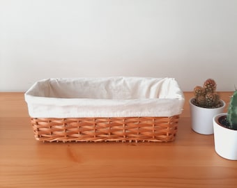 Medium Rectangular Banneton / Bread Basket / Wicker Basket / Proofing Basket / Handmade Basket / Baking Bread / Bread Gifts / Bread Lovers