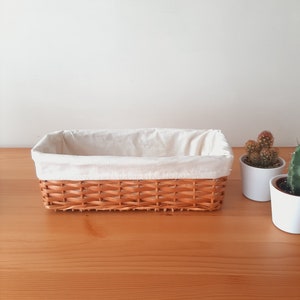 Medium Rectangular Banneton / Bread Basket / Wicker Basket / Proofing Basket / Handmade Basket / Baking Bread / Bread Gifts / Bread Lovers